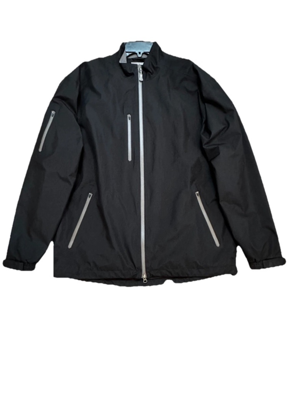 Peter Millar Element 4 Water Men’s Jacket Large Black Full Zip Windbreaker